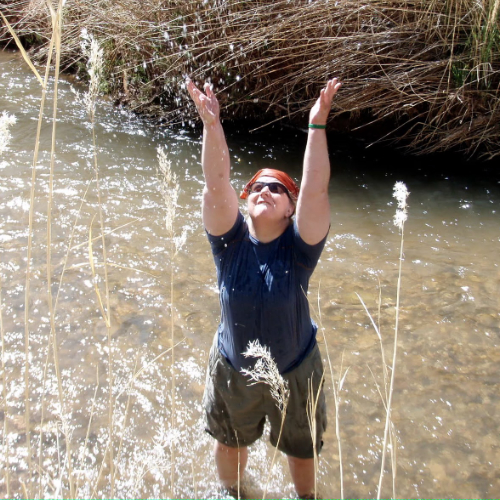 Lisa VanHope enjoying nature